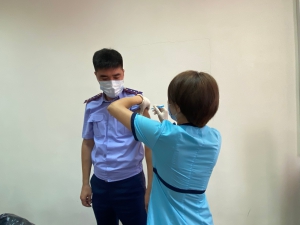 Сотрудники регионального следственного управления продолжают вакцинироваться от короновирусной инфекции